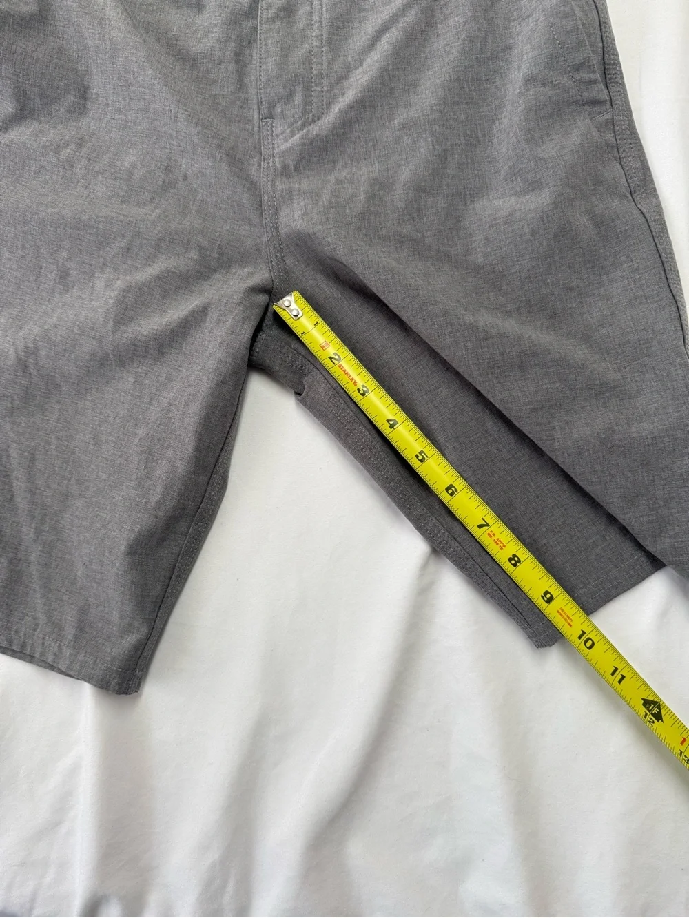 O'Neill Men's Charcoal Gray Flat-Front Shorts